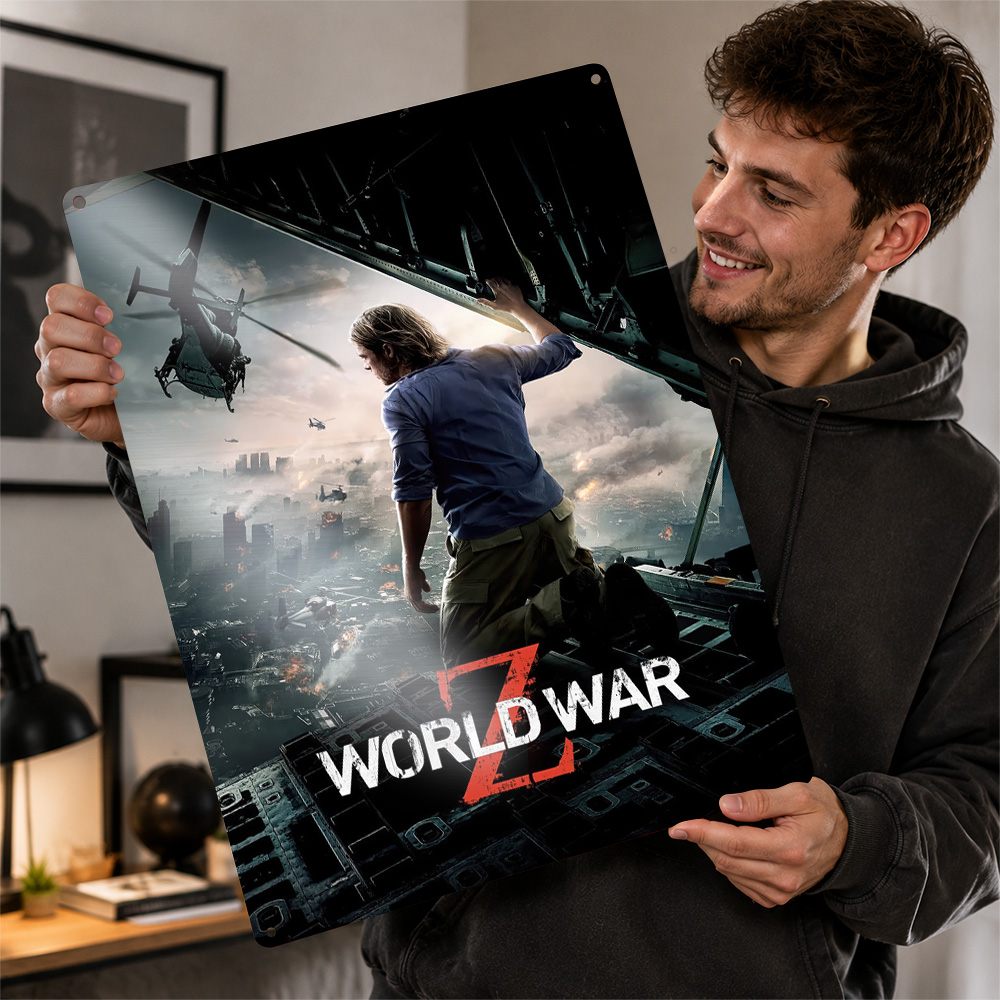 Home Cinema Gifts - World War Z Movie Poster Cinema