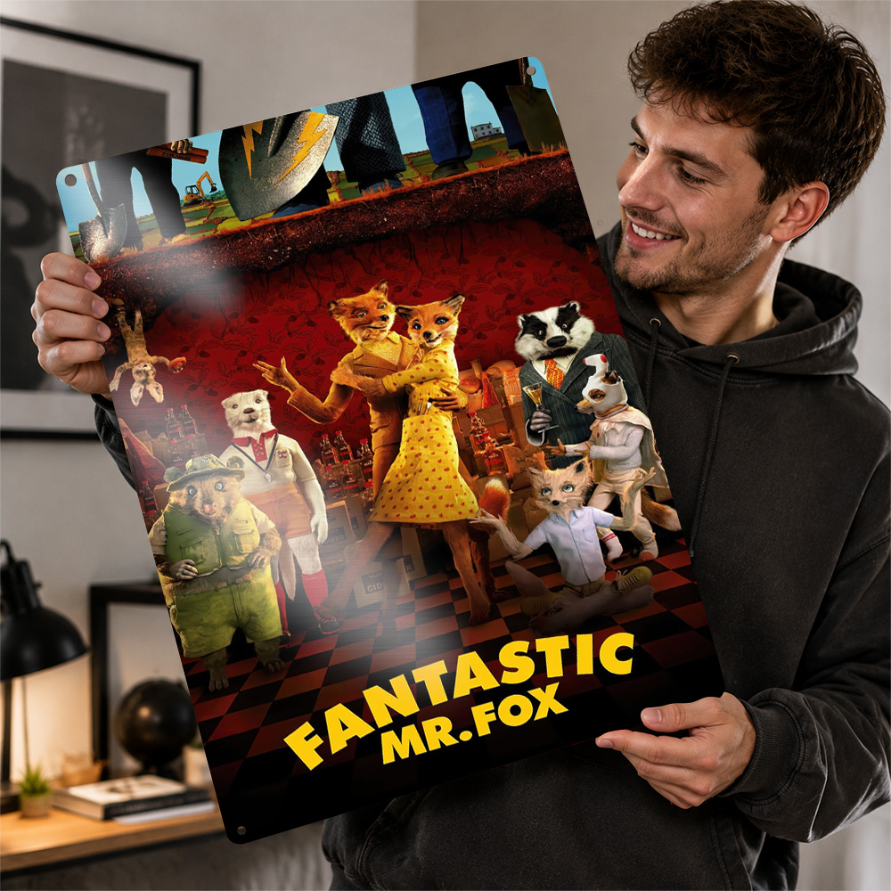 Home Cinema Gifts - Fantastic Mr. Fox movie Poster Cinema