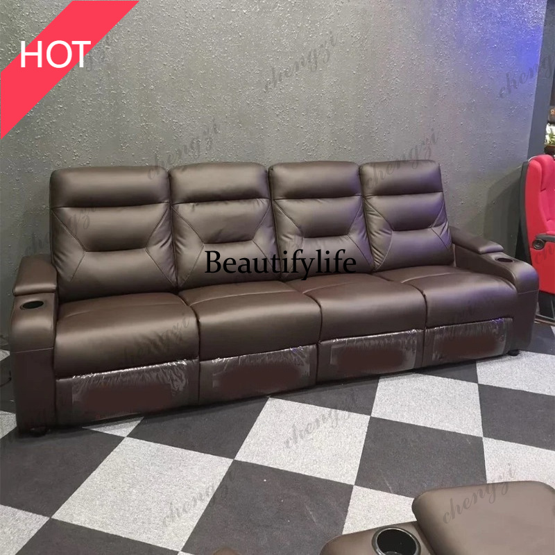 Home Cinema Recliners - A49 Leather Sofa set With POWER