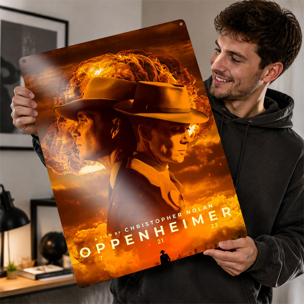 Home Cinema Gifts - Oppenheimer Movie Poster Cinema Wall Art