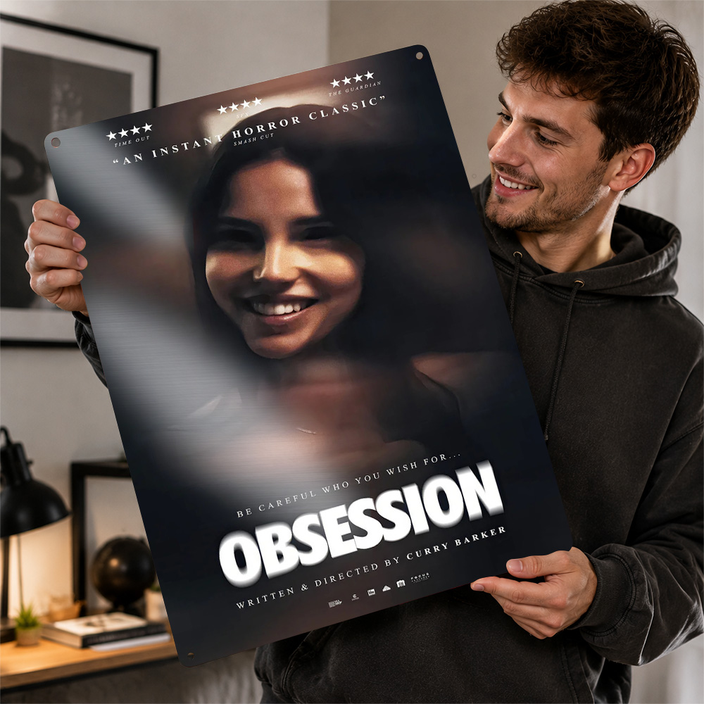 Home Cinema Gifts - Obsession Movie Metal Poster Cinema Wall
