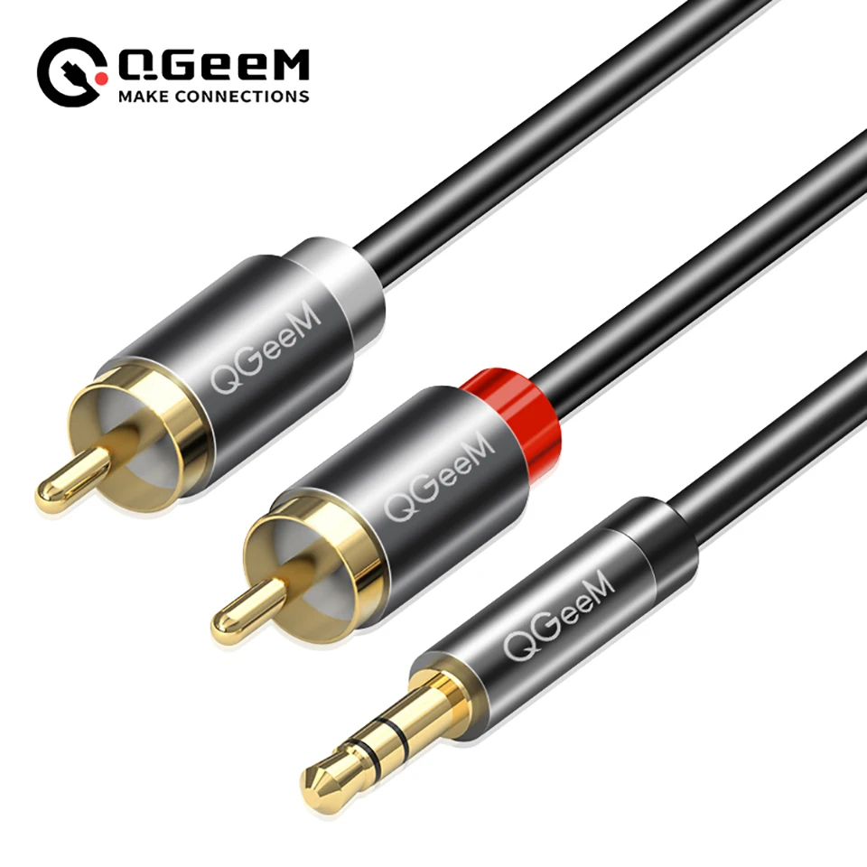 QGeeM RCA Cable 2RCA to 3.5 Au - огляд і ціна Home Cinema Dvd