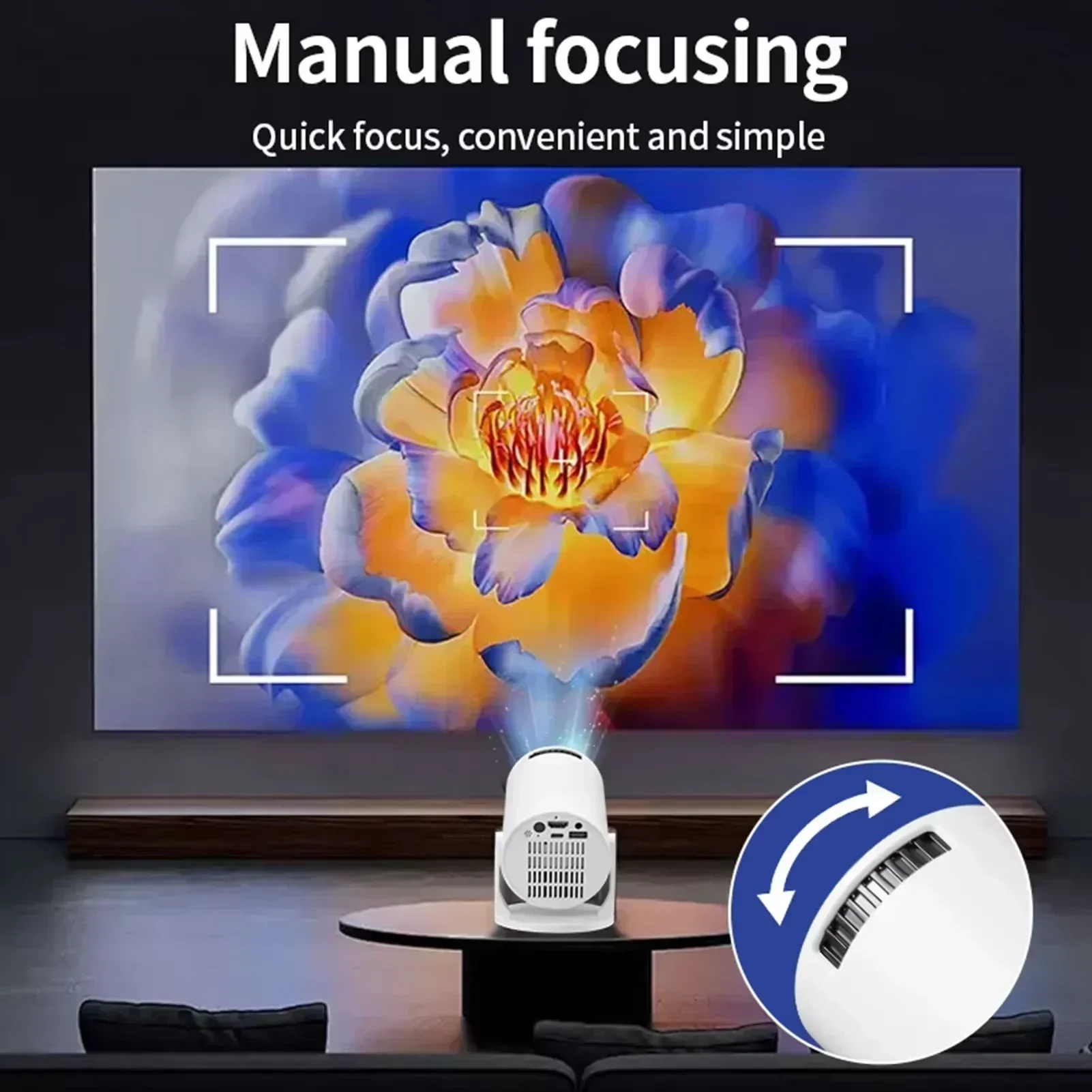 New SmartProjector Mini HY300  - огляд і ціна Home Cinema Entertainment