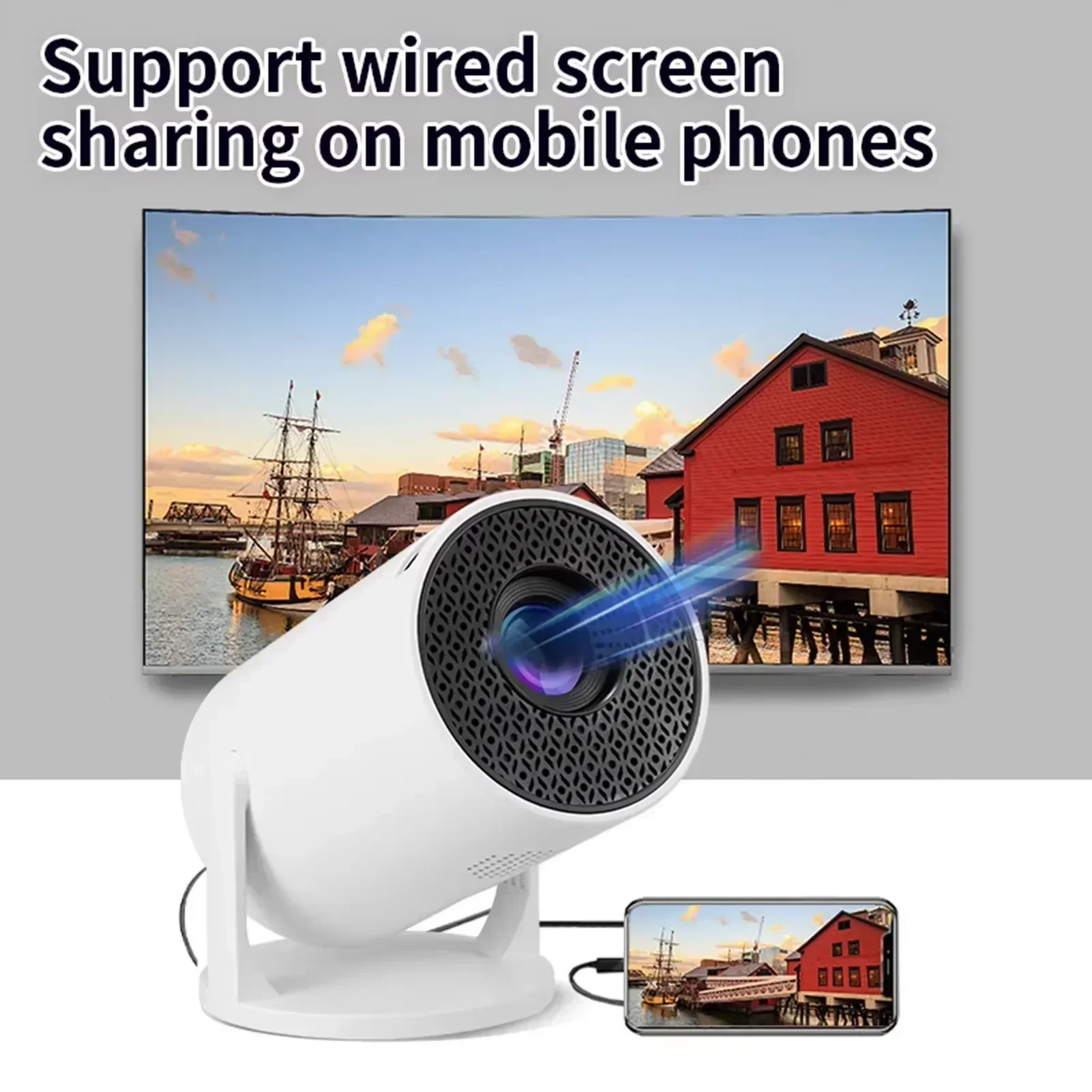 New SmartProjector Mini HY300  - огляд і ціна Home Cinema Entertainment