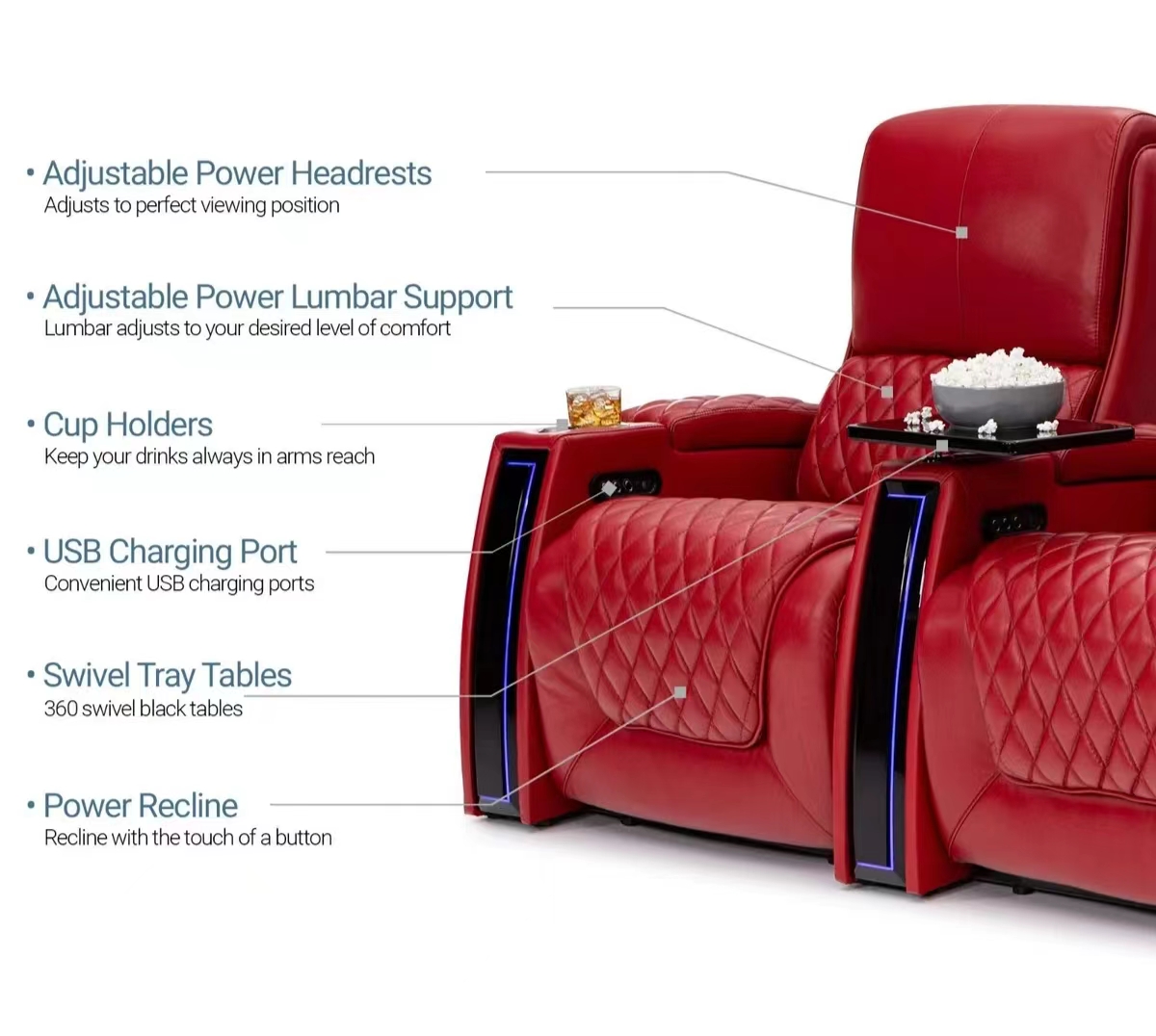 Factory Customized  Electric S - огляд і ціна Home Cinema Recliners