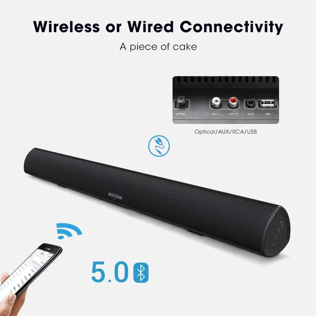 Powerful TV Soundbar Wired 100 - огляд і ціна Home Cinema Of Soundbar