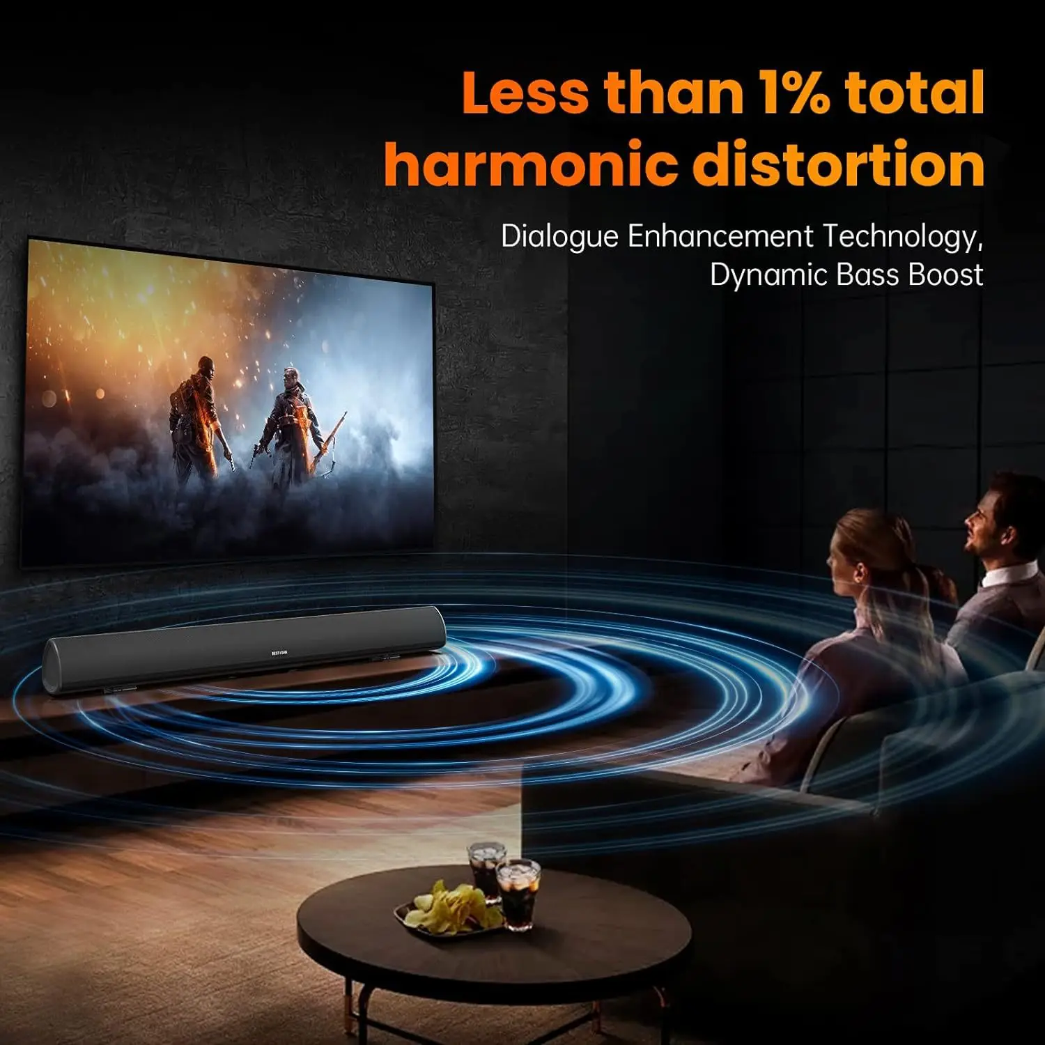 Powerful TV Soundbar Wired 100 - огляд і ціна Home Cinema Of Soundbar