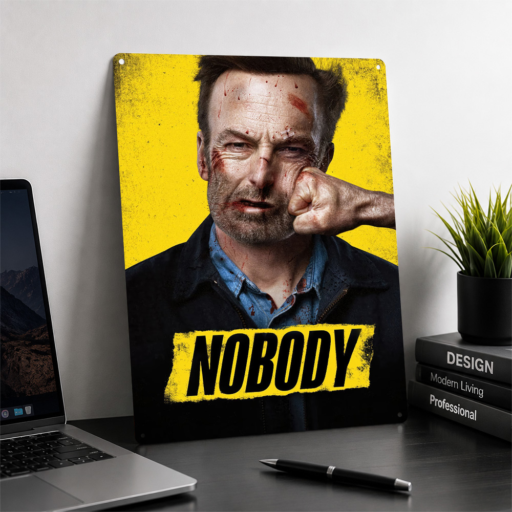 Nobody Movie Metal Poster Cine - огляд і ціна Home Cinema Gifts
