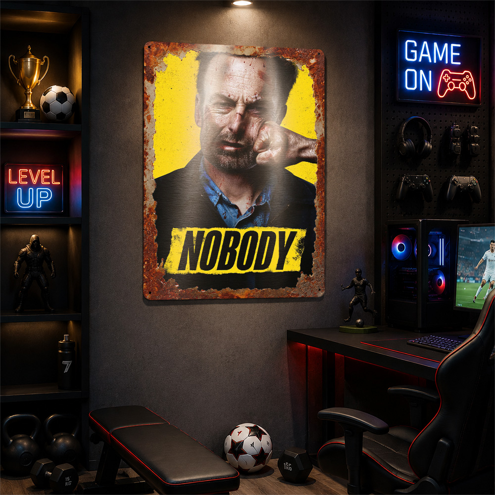 Nobody Movie Metal Poster Cine - огляд і ціна Home Cinema Gifts
