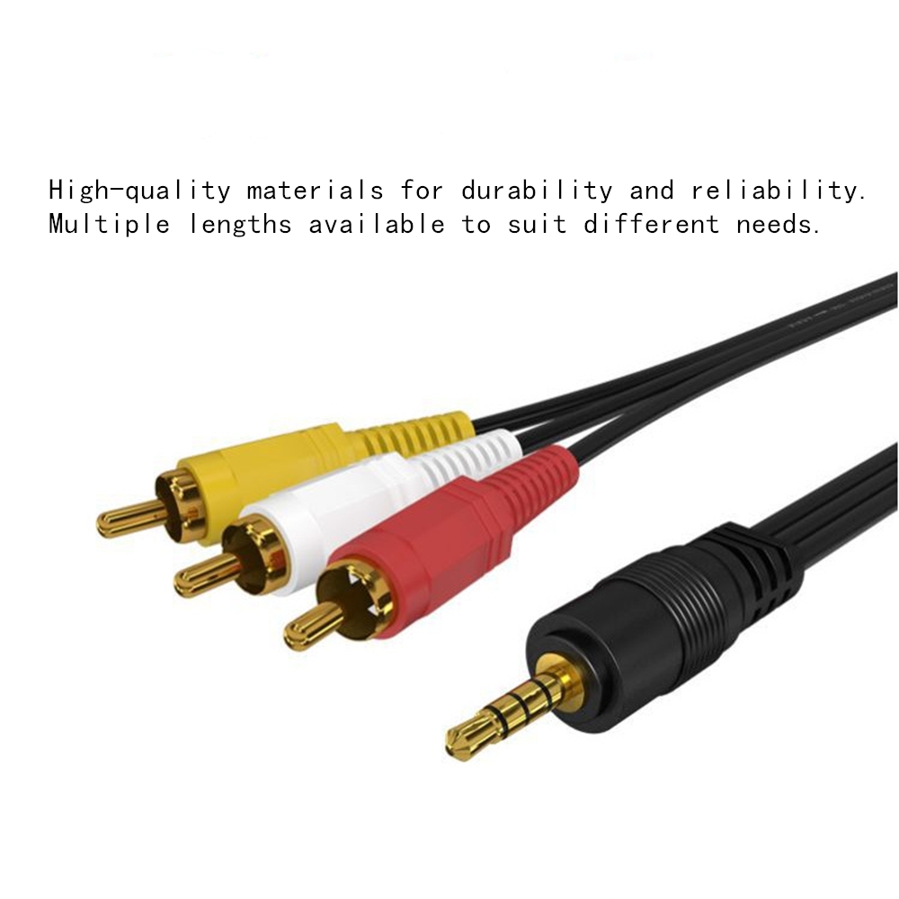 3.5mm to 3 RCA Audio Video Cab - огляд і ціна Home Cinema Ampli