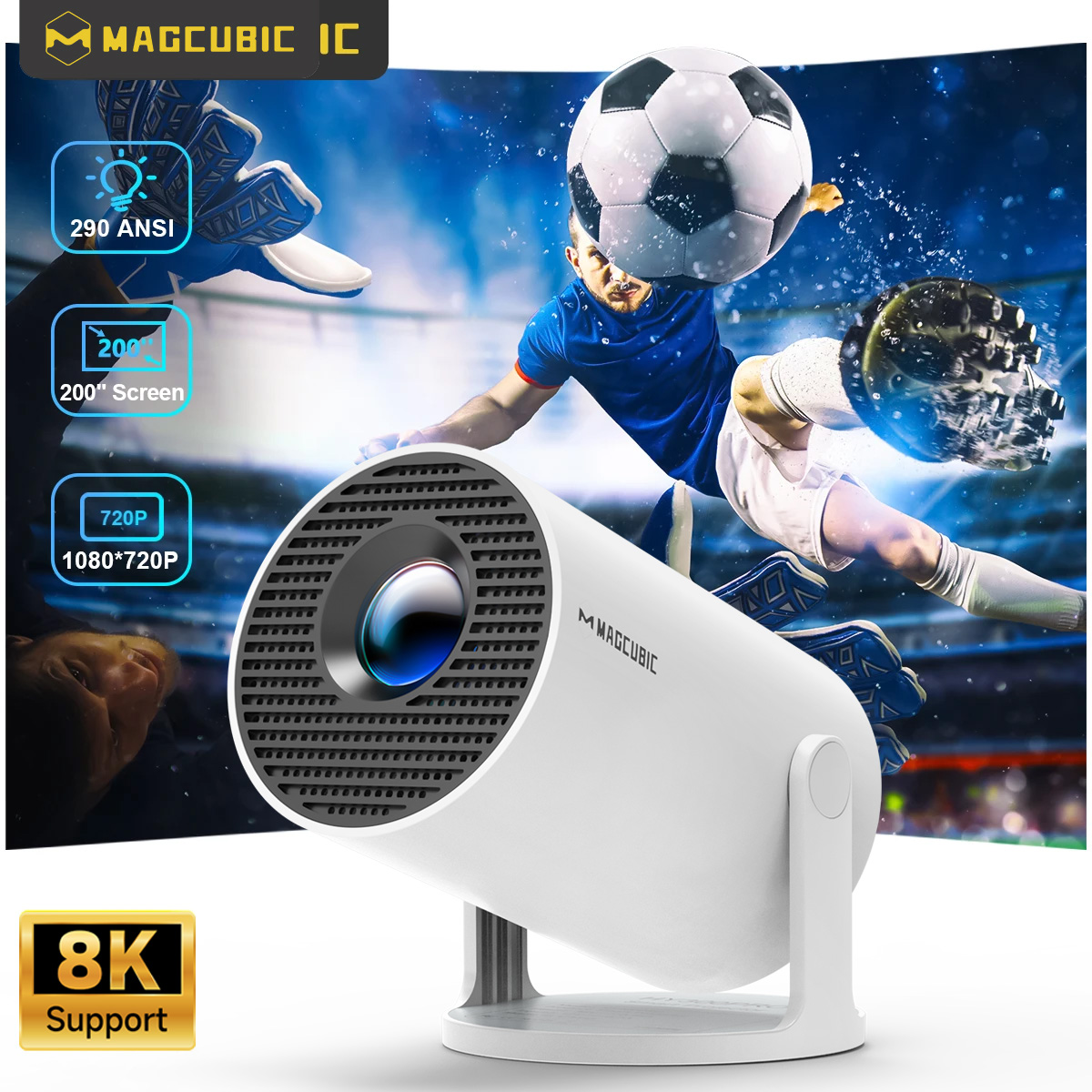 Magcubic 8K Android 14 HY300 P - огляд і ціна Home Cinema Entertainment
