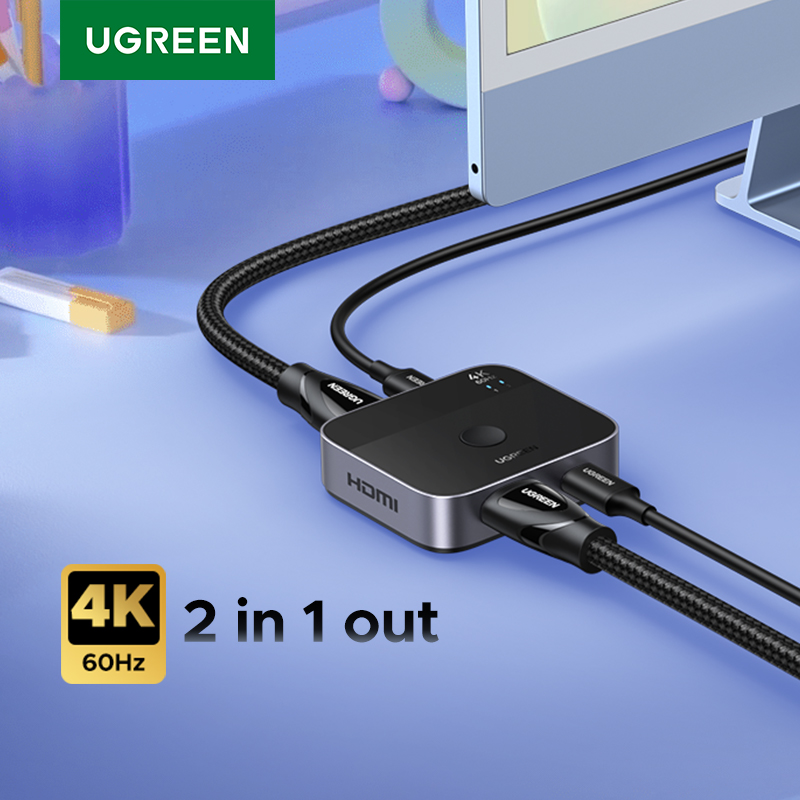 UGREEN HDMI USB C Switch 2 in  - огляд і ціна Home Cinema Dvd