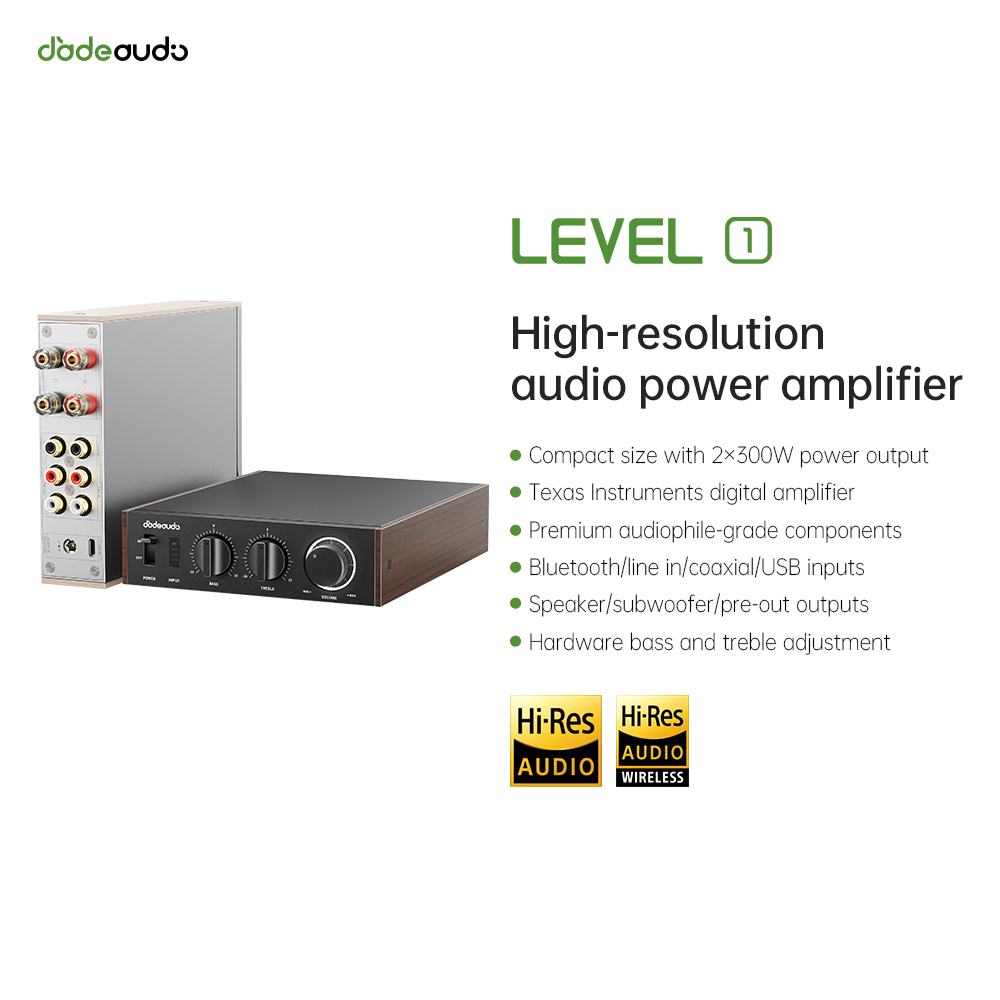 JadeAudio Level 1 Desktop HiFi - огляд і ціна Home Cinema Ampli